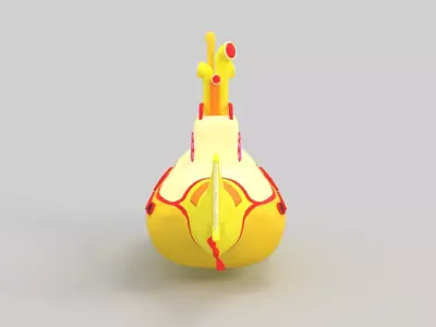 Yellow Submarine  3D model