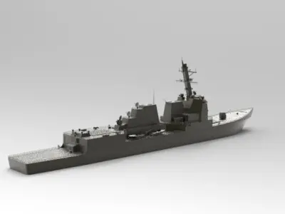 USS Nathan James Navy 3D model