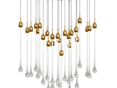 Allure Chandelier 3D model