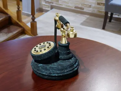 Antique phone 3D model purchase