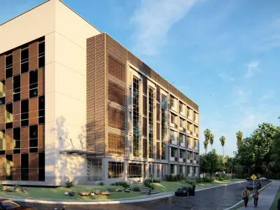 Residental Building 02 3D model