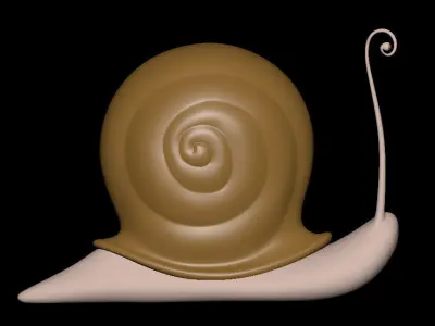 Snail 3D model shop
