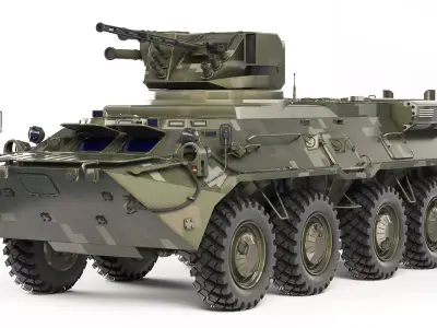 BTR 3E 2002 3D model