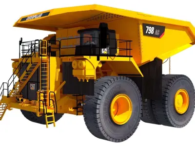 Mining truck 3d model by mine3dsmax