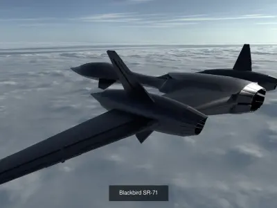 Scifi Aircrafts - Spacecrafts 3D Model Collection