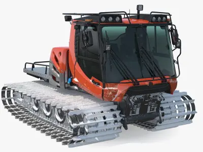 Snowy Snowcat Generic 3D model