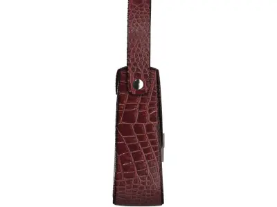 Burgundy Square Bag 3D model