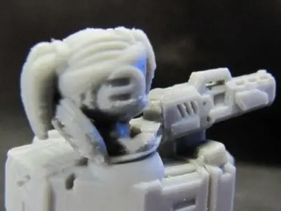 CHIBI-TECH SD - TRACY LYNN PYTHON MK IV HATCH GUNNER 3D print model