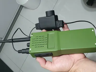 GHOST - DUMMY MILITARY TATICAL RADIO FOR COSPLAY COD MW WARZONE 3D print model