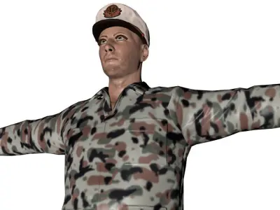 American Warrior 3D model