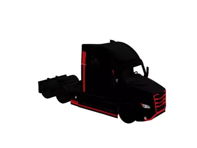 Semi Truck 3D model buy
