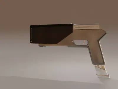 High tech pistol 3D model