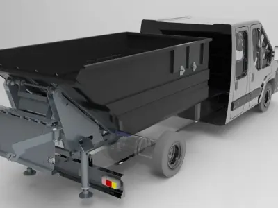 Garbage Truck  minipack 3D model