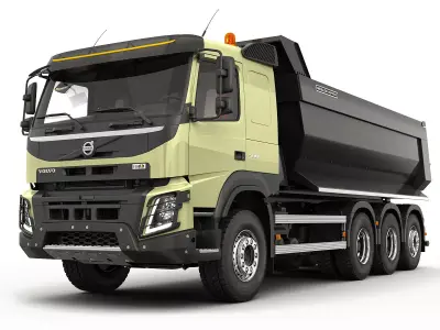 Volvo FMX 8X4 Tridem 3D model