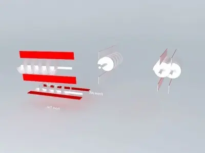 Metal screw Free 3D model