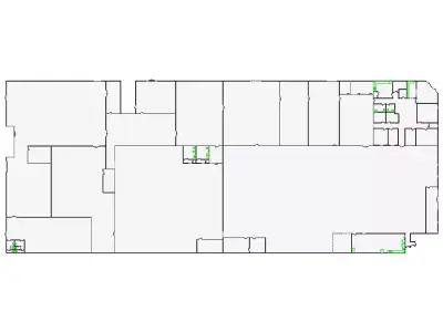 Commercial Interior Sketch - 53001-64000 SF - Xactimate 3D model