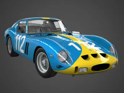 Ferrari 250 GTO - 3445GT - No Engine 3D model