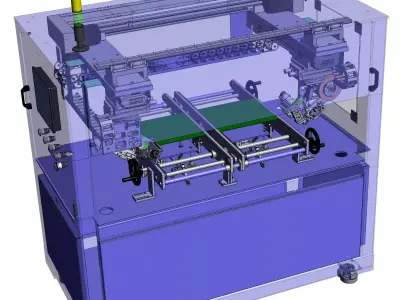 Automatic tape machine 3D model