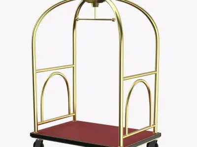 Hotel Cart 02 3D model purchase