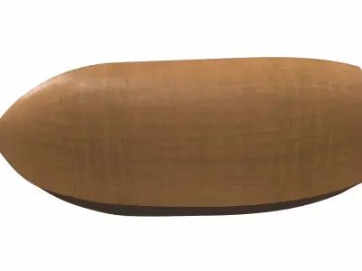 Wooden ship toy 6 Free 3D model