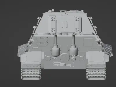 H0 1-87 scale Jagdpanzer VI Jagdtiger 3D print model