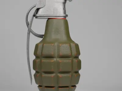 MK 2 Grenade 3D model