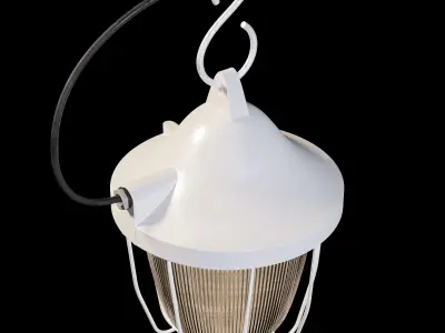Industrial lamp S-200 3D model