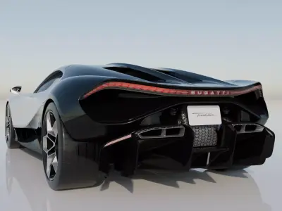 Bugatti Tourbillon 2024 High Detail Game Ready Cinematic Low-poly 3D model