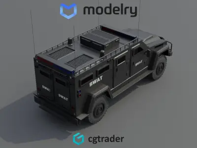 SWAT Vehicle 3D model