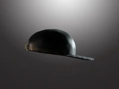 Military Cap-01 Low-poly 3D model