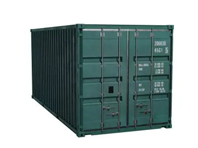 Shipping Container 20ft 3D model buy
