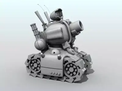 Metal Slug Tank 3D model by brtgai