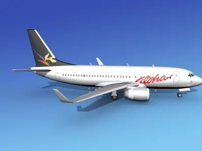 Boeing 737-700ER Aloha 3D model