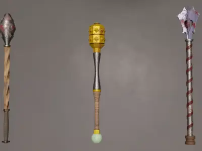War Maces 3D model