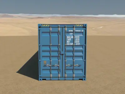 40ft Container 3D model