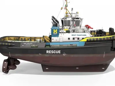 ASD Tug 3213 Smit Panther 3D model