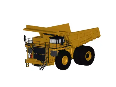 Komatsu Mining Truck 3D model