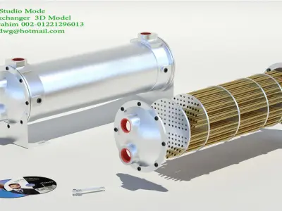 Heat Exchanger  Free 3D model