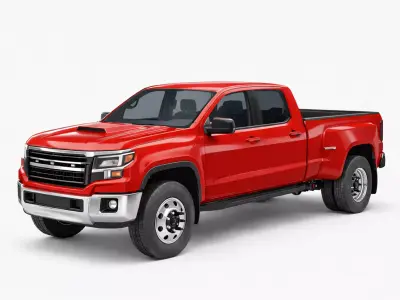 Generic Pickup Everyday Utility Pickup Vehicle 05 3D model