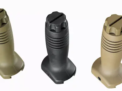 Foregrip Vertical Grip Tactical Low-poly 3D model