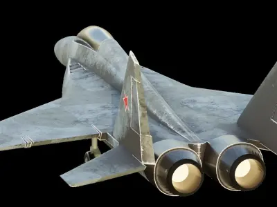 Mig-29 Fighter Jet 3D Model Low-poly 3D model