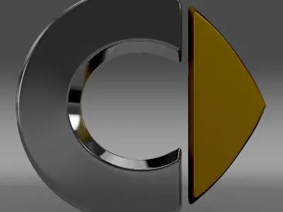 smart logo 3D model by Sergey