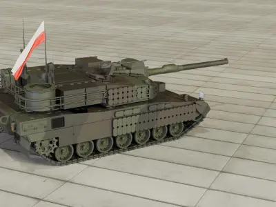 K2 PL Blender 4 3D model