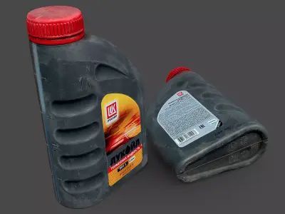 Brake Fluid Bottle 3D model