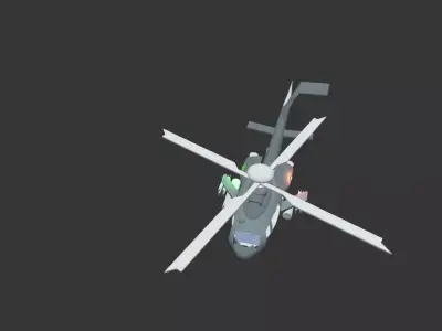 Helicopter 3D model get