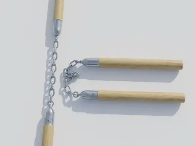 Nunchaku 3d  3D model