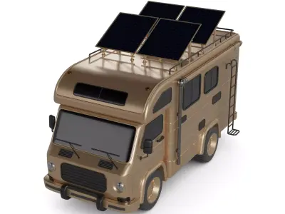 Off road Camper Van 3D model purchase