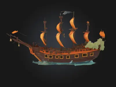 Seafarers Legacy  A Vessel of Tales and Time 3D model
