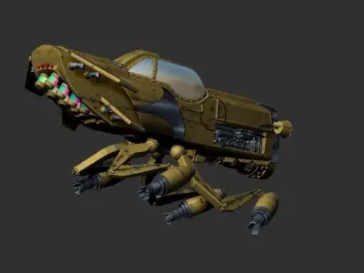 Retro Jet 3D model