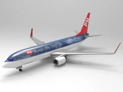 Aircraft 737 3D model purchase